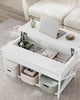 Lift-Top Table Coffee Table for Living Room, Coffee Table with Open and Hidden