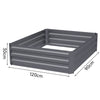 Galvanized Outdoor Garden Raised Baskets Vegetable/Herb/Flower Grow Bed Planter