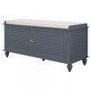 Shoe Cabinet Rack Storage 2 Door Padded Seat Cupboard Footwear Stand Wooden Unit