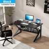 K-Shaped Computer Desk With Shelves Gaming Laptop Table Workstation Home Office