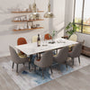 1.8m Extendable Dining Table Stretchable Marble Kitchen Table Festival Banquet