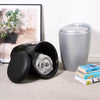 Storage Stool w/ Faux Leather Ottoman Seat Toys Holder ABS Plastic Foam | 51cm