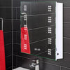 Illuminated LED Bathroom Mirror Cabinet Demister/Sensor/Bluetooth/Clock IP44