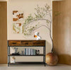 Console Rustic Table Narrow Entryway Table Vintage Console Table with Drawer
