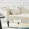 Chaise Lounge Elegant Colourful Velvet Reader's Bedroom Lounge Sofa w/ Wood Legs