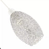 Industrial and Contemporary Twisted Wire Mesh Metal Light Shade in Shiny Silver !