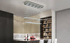 Rectangular Crystal Chandelier Ceiling Lamp Raindrop Light Dining Room Kitchen