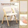 Set of 2 Dining Chairs Folding Kitchen Chair Modern Side Chair