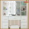 Dressing Table Stool Set With 7 Drawers Mirror Makeup Desk Vanity Table Bedroom