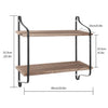 Solid Floating Wall Shelves Entryway Photo DVD CD Clock Storage Decorative Displ