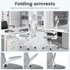 Mesh Home Office Chair Swivel Task Computer Desk Chair w/ Lumbar Support White