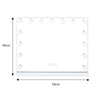 Hollywood Mirror Dressing Table/Bathroom Makeup Dimmable Bulb/3 Color LED/Music