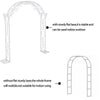 Metal Wedding Ceremony Arch Frame Backdrop Stand Garden Arbor Climbing Pergola