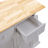 Kitchen Trolley Cart Rolling Island Cart Serving Cart Large Storage Wine Rack