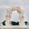 Heavy Duty Wedding Arch Stand w/ Base Garden Arbor Trellis Support Archway Path