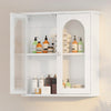New Bathroom Cabinet With Shelf Wall Mounted For Bathroom Storage White
