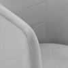 Soft Velvet Padded Office Chair Ergonomic Swivel Computer Desk Seat with Armrest