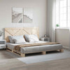 Bed Frame with Headboard 180x200 King Solid Wood Pine B7B2
