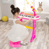31-Key Piano w/Stool Set for Kids Toddler’s Electronic Keyboard-Pink
