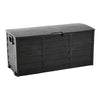 LARGE PLASTIC GARDEN PATIO STORAGE DECK BOX CHEST LID CONTAINER WATERPROOF SHED