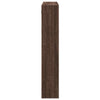 Wall Cabinet Brown Oak 80x15x80 cm Engineered Wood