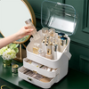 XLarge Cosmetic Skincare Organiser Tabletop Make-Up Storage Case 2 Drawers Box