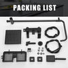Bathroom Top Matte Shower W/Shower Head 8" Square Mixer Tap Hand Set Spray Black