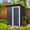 5 x 3ft Metal Garden Shed Outdoor Tool Storage Organizer Small House Organizer