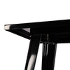 Tall Industrial Black/Wood Top Bar Stool Table Indoor Outdoor Cafe Bistro Chairs