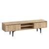 ARTEMIS TV Stand /TV Unit/180 cm/2-Door/2-Shelf/Sapphire Oak/Modern Retro Design