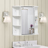 Wall-mounted Bathroom Cabinet Storage Cupboard Vanity Unit Wall Cabinet White