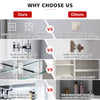 LED Bathroom Mirror Cabinet 900x650 With Bluetooth Shaver Socket Dimmable Lights