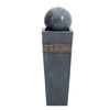 Outdoor Natural Slate Garden Water Feature LED Fountain Electric Statue Decor UK