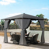 Aluminium Pergola Awning Summer Garden Gazebo Garden Canopy Outdoor Furniture