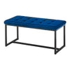 Velvet Padded Ottoman Stool Bed Bench Dining Bench Multicolor Livingroom Bedroom