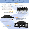 3Mx6M Outdoor Canopy Tent Portable Gazebo Pop up Canopy w/Zippered Entrances