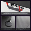 L Shaped Gaming Desk RGB Light Standing Desk Rising Sit Stand Up Corner PC Table