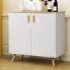 Modern Wooden Home Sideboard Storage Cabinet Unit With 2 Shelves & 2 Doors Wood