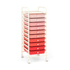 Mobile Rolling Utility Cart 10 Drawers Storage Trolley Home Office Organizer