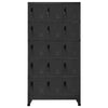 Locker Cabinet Anthracite 90x40x180 cm Steel vidaXL