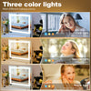 FENCHILIN Hollywood Vanity Mirror with Strip Light Table Wall-Mounted Light Up