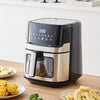 New Air Fryer 1700W 6.5L with Digital Display Timer for Low Fat Cooking Kitchen