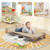 6 Pcs Stackable Daycare Cot Toddler Daycare Rest Mat-Coffee