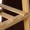 Neo Clothes Storage Rack Bamboo Garment with Shelf Hanging Rail