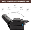 Electric Power Lift Recliner Chair,Massage Chair for Elderly with 2 Cup Holders