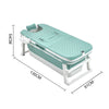 Folding Bathtub Water Tub Adult Children Kids Spa Soaking Sauna SPA Bath Tub Lid