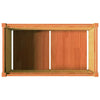 CIADAZ Garden Planter Wax Brown 90x50x50 Solid Wood Pine, Planters For K6K8