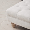 Large Stool Ottomans Tufted Button Pouffe Leisure Bench Coffee Table Living Room