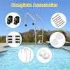3-Step Swimming Pool Ladder w/ Non-slip Steps & Handrails-Sliver