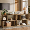 Tribesigns Narrow Console Table, 2 Tier Storage End Side Table, 80x30x65 cm